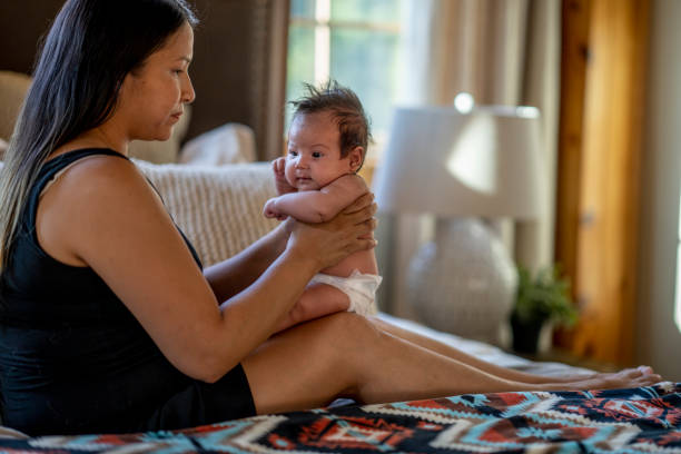 istock Mother and baby on a sunny afternoon 1364504901