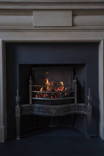 istock View of fire burning in indoor fireplace 1364508172