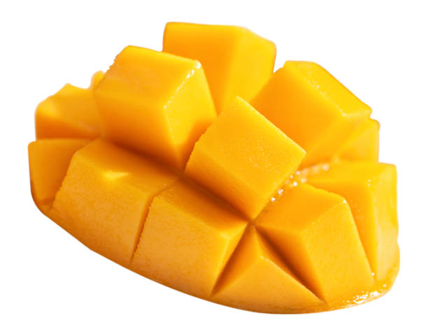 istock Beautiful delicious mango isolated on white table background. 1364518505