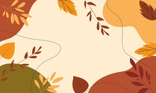 autumn leaves abstract background