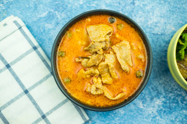 istock Panang curry with pork. Most famous Thai food. 1364526889