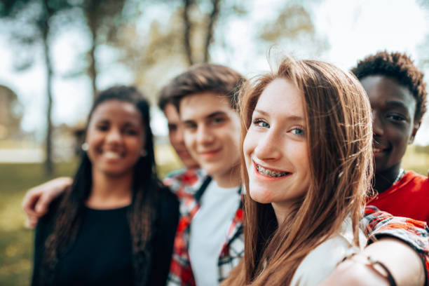 istock smiling friends together 1364564082