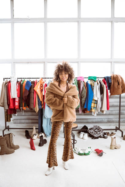 istock Female fashion influencer in her studio 1364565734
