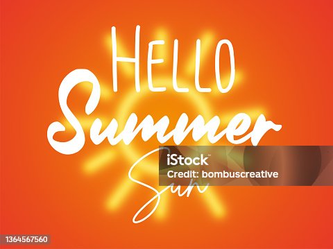 istock Hello Summer Design 1364567560