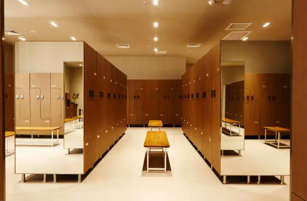 Locker room