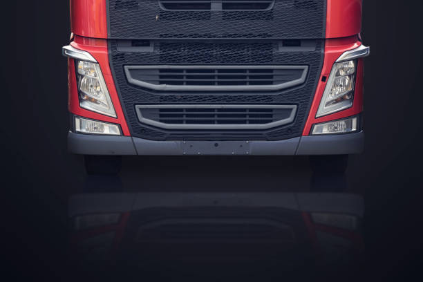 istock Expensive luxury truck with dark background and copy space 1364579610