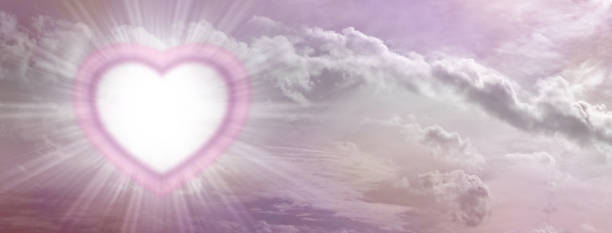 istock Valentine's day romantic bursting heart sky message banner 1364581401