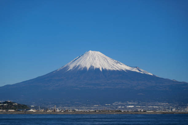 istock Mt. Fuji seen from a cruise ship docked in Suruga Bay 1364581409