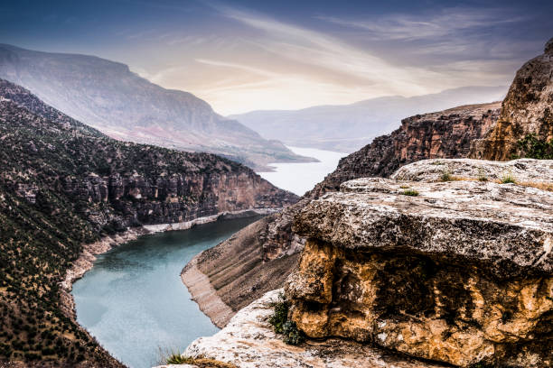 Botan River through the Botan Canyon in Siirt Province/TURKEY