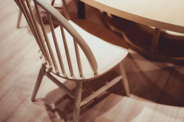 Wooden chair (interior of the image). Shooting Location: Tokyo metropolitan area