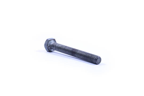 istock stainless steel screw on isolated 1364604181