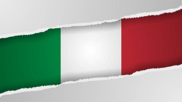 illustrazioni stock, clip art, cartoni animati e icone di tendenza di eps10 sfondo vettoriale patriottico con i colori della bandiera italiana. - bandiera italiana