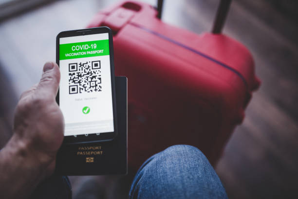 istock Travel is banned  without having the Covid-19 vaccination certificate 1364612830