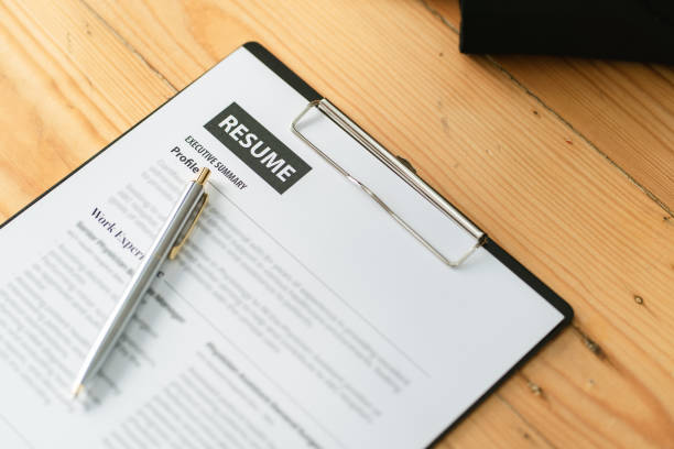 istock Successful Employment Concept With Resume Checklist 1364617548