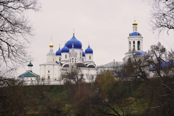 VLADIMIR, RUSSIA - November 3, 2021: Cathedral in Bogolyubsky Monastery in Bogolyubovo