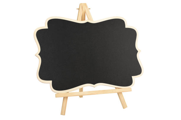 istock Chalkboard (Clipping Path) isolated on the white background 1364627149