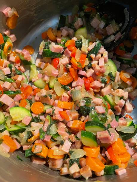 istock Preparing vegetables for Homemade Bean Soup with Ham and Vegetables 1364641873