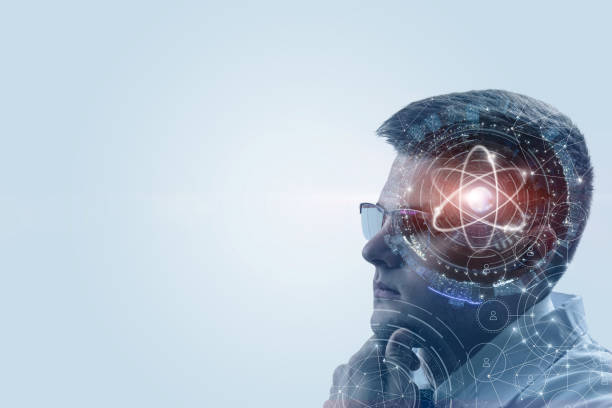 istock Concept of artificial intelligence and research in science. 1364651458