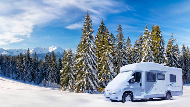 istock Vacations in Poland - winter with motorhome in the Tatra Mountains 1364652017