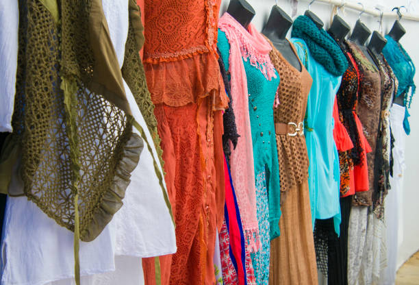 istock Colorful Lace Dresses 1364654948