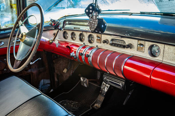 1956 buick super hardtop coupé - hardtop fotografías e imágenes de stock