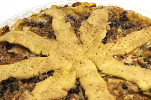 homemade and baked apple pie