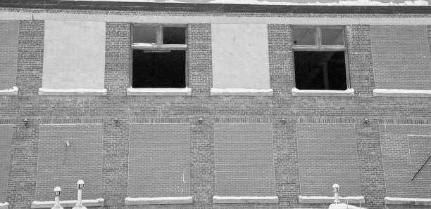 istock Part of an old abandoned textile factory 1364656559