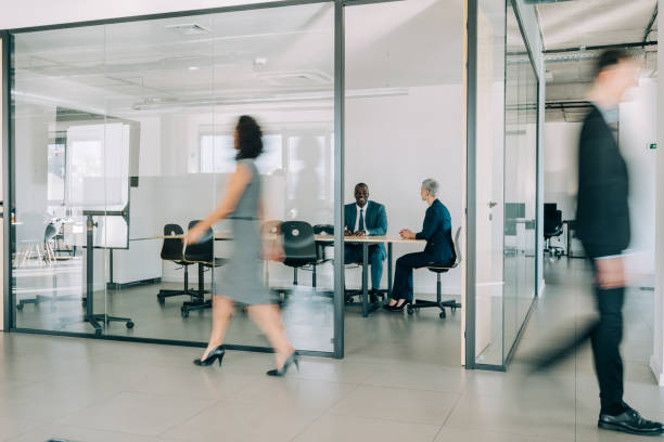 istock Business partners on meeting in the office. 1364656983