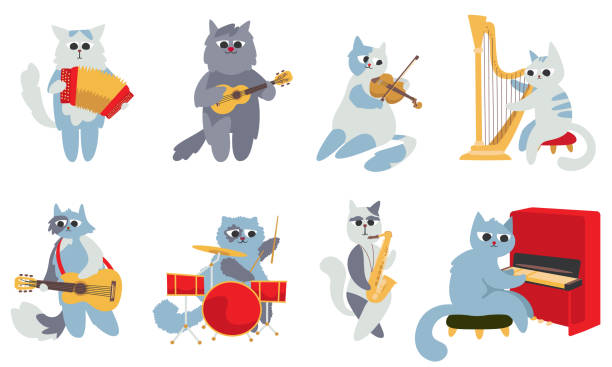 Cat Playing Piano Illustrations, Royalty-Free Vector Graphics & Clip Art -  iStock