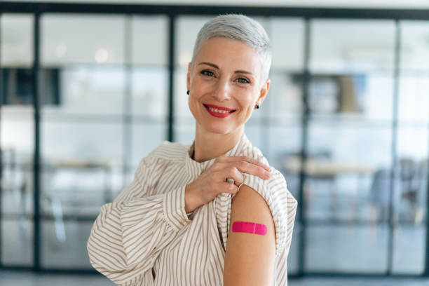 istock Vaccinated with Covid-19 vaccine 1364667730