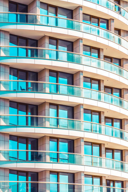 istock Exterior view of modern apartments 1364669679