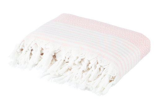 Clean towel on white