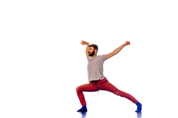 istock Teenager dancing breakdance in action 1364687542