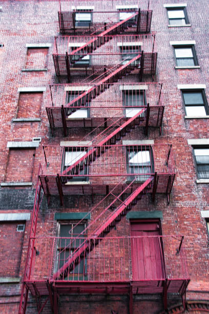 istock The authentic New York fire escape stairs 1364689518