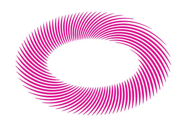 Vector illustration of Abstract Spiral shape