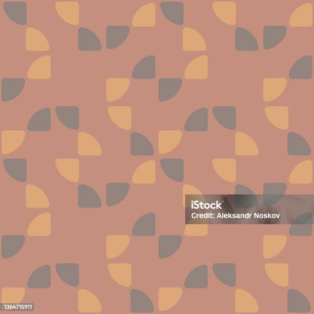 Aesthetic Patterns Rounded Rounded Abstract Seamless Pattern Accent For Any Surfaces Stock ...