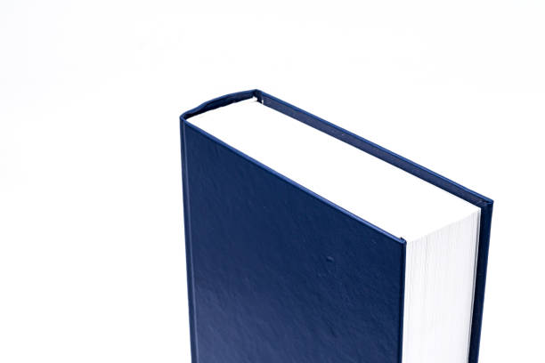 istock One blue color book with hardcover isolated on white 1364716613