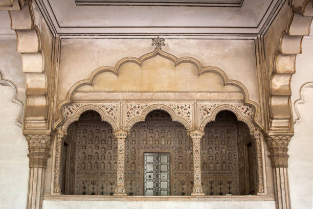 istock Interior design of Agra Fort, Agra, India 1364737008