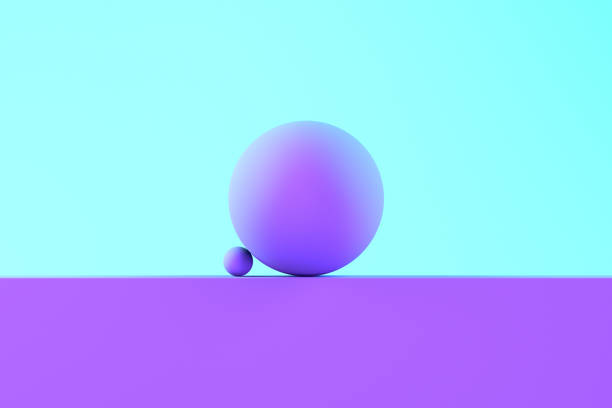 istock Balance minimal idea concept with spheres 1364740158