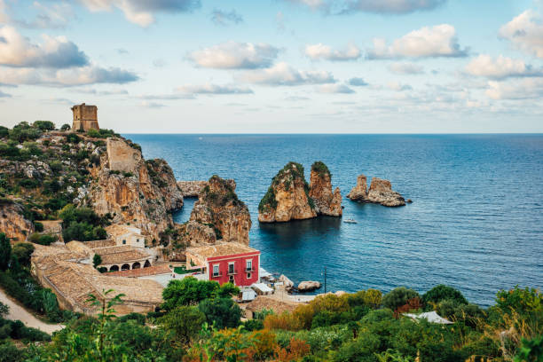 istock Scopello beach in Sicily, Italy 1364745602