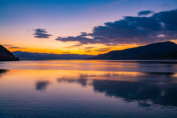 istock Sunset on Danube gorge at Djerdap in Serbia 1364750433