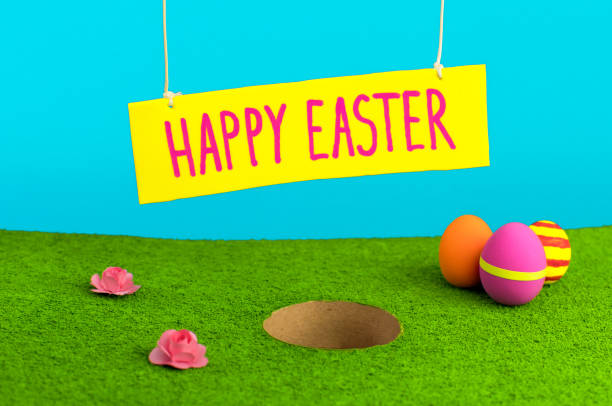 istock Easter Abstract design template for brochures, flyers, magazine, branding, banners 1364753899