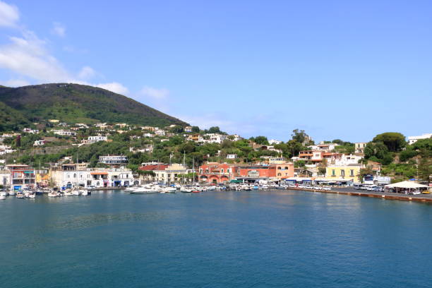 istock Ischia Porto in Italy, harbor district 1364765154
