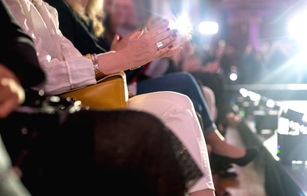 istock Audience at fashion show 1364766934