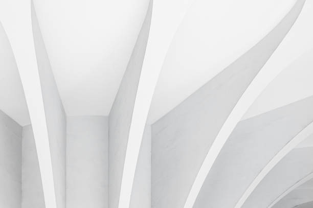 istock Detail of an abstract geometric architectural feature 1364778119