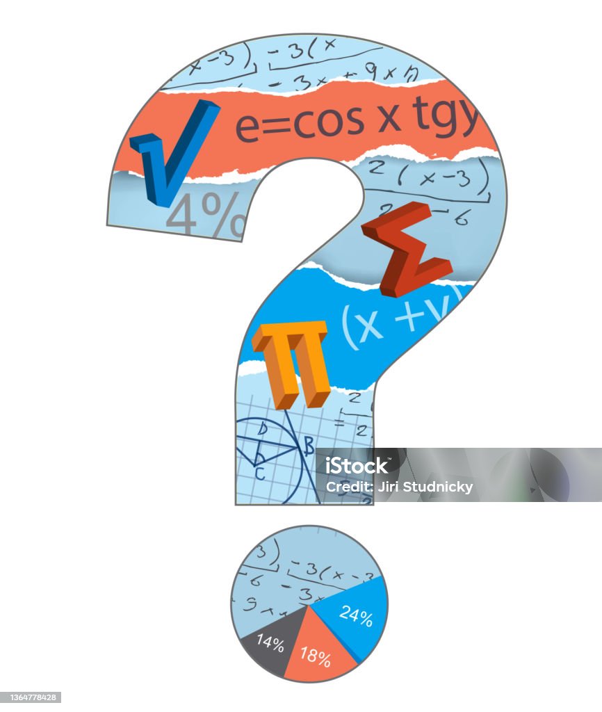 Question Image For Math Math Question Mark Stock Illustration - Download Image Now - Algebra ...