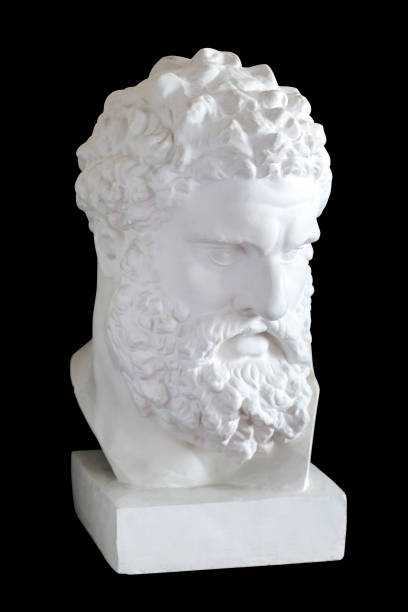 istock Head of Hercules isolated. Visual aid for students of fine arts. 1364795245