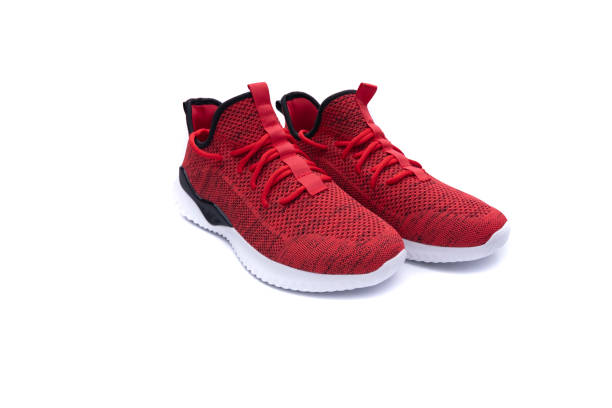 istock The best red running shoes 1364797804