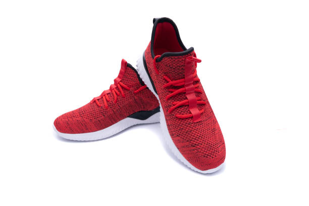 istock The best red running shoes 1364797841