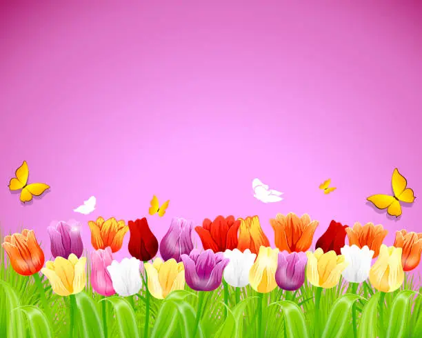 Vector illustration of Beautiful_Spring